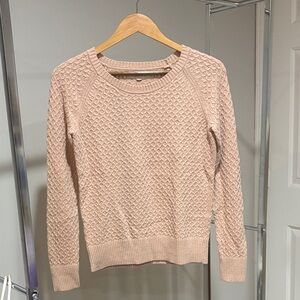 LOFT Women's Crew Neck Sweater - Soft Pink